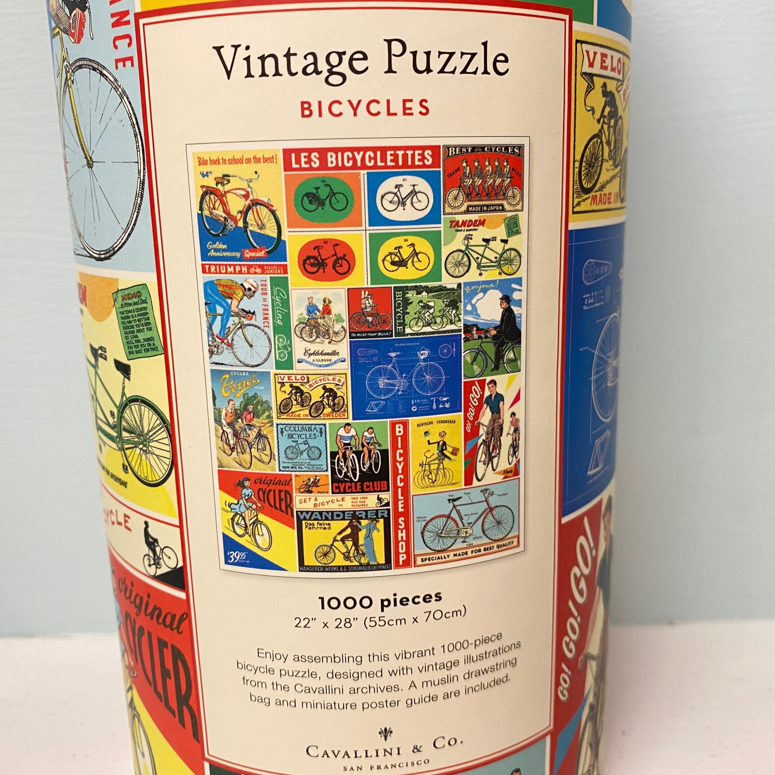 Vintage Puzzle Bicycles - 1000 Pieces — Summer Porch Vintage 
